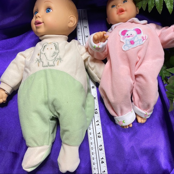 📌 Vintage Cute Cititoy Baby Doll 1990 and Tollytots Baby Doll both with cloth - Picture 13 of 16